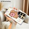 Phone Case: 2D Flat Samsung Galaxy A34 A35 M05 M06 S20 S22 S21 FE Plus 5G Protective Case, Couple Style, Donut Capybara, Christmas and Halloween Gifts