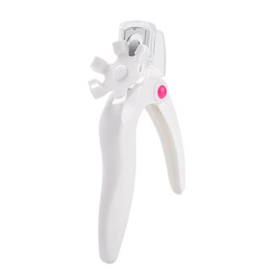 Verstellbarer Acryl-Nagelknipser mit Größenangabe Professioneller Salon Edelstahl Nagelspitzen-Cutter