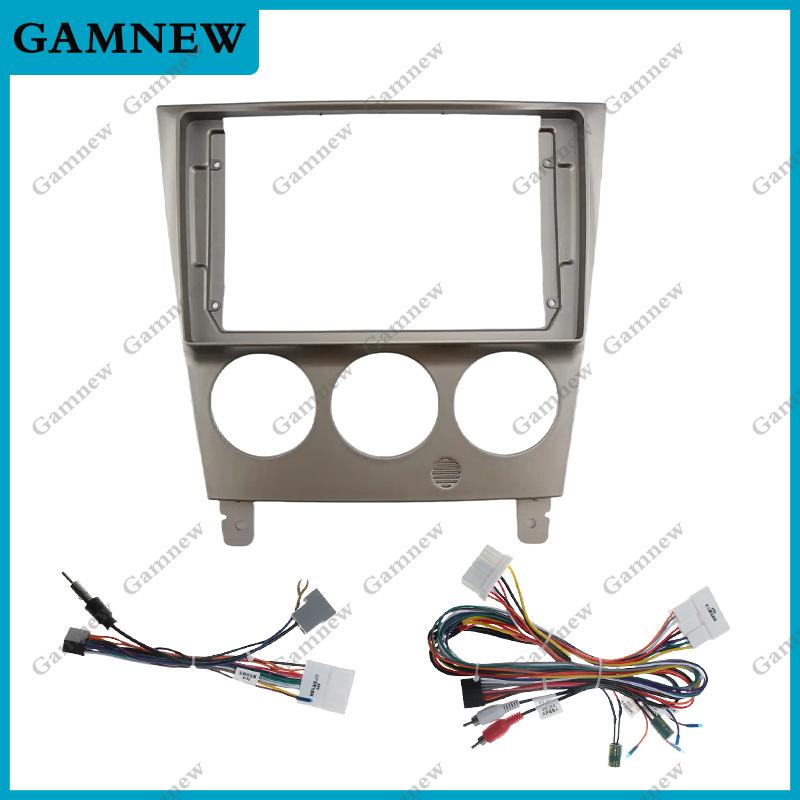 9 Inch Car Frame Fascia Adapter Canbus Box Decoder Android Radio Audio Dash Fitting Panel Kit For Subaru Impreza 2003-2006