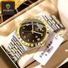 Genuine Brand Men's Luminous Quartz Watch with Double Calendar - Trendy, Waterproof Wristwatch
