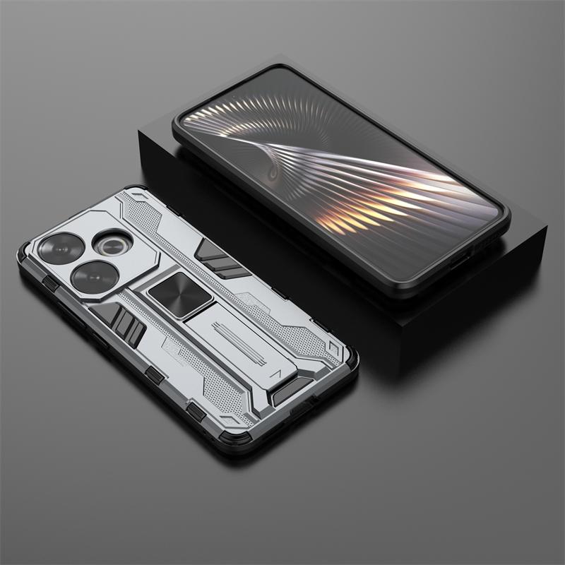 Для Redmi Turbo 3 Turbo3 5G Чехол Противоударный Броня Магнитный Чехол для Телефона Для Xiaomi Redmi Turbo 3 Turbo3 TPU+PC Подставка Задняя Крышка For Redmi Turbo 3 5G