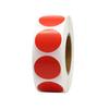 Hot Sale Custom Logo Holographic Adhesive Sticker Red Heat Transfer Label Roll Waterproof Coated Paper Promotion Small Grocery