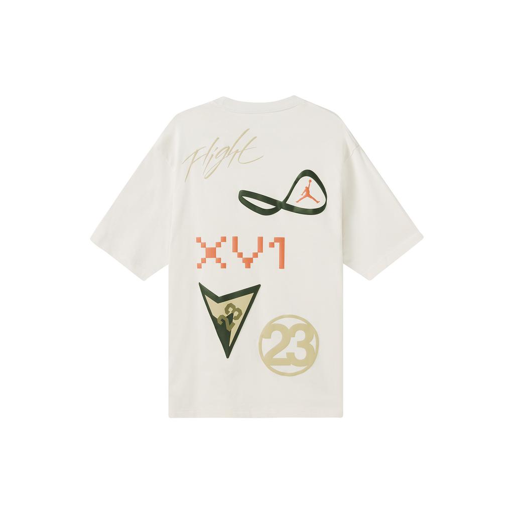 New Jordan Drop Shoulder Sleeve T-Shirt Men's White DX9562-030