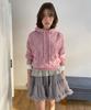 SINOON Diamond Hooded Knit (Lavender)