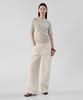 Oeni Lip Silket Half Tee_Light Beige