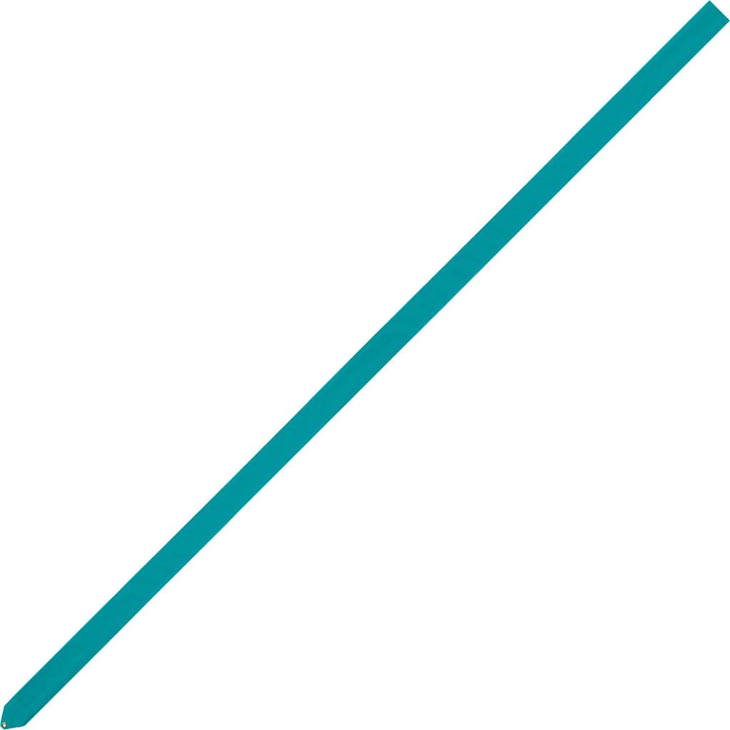 SASAKI Gymnastics Emerald MJ7225F Ribbon, Vivid, 5m, Green,