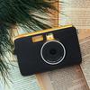 PU Leather Case Camera Bag with Shoulder for MS200 Solid Color Carrying Case Portable