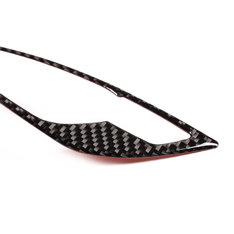 4Pcs Carbon Fiber Car Inner Door Handle Trim Car Styling For BMW X1 E84 2011-2015 Car Accessories Interior Modification