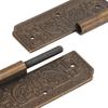 2pcs Decorative Antique Brass Hinges Vintage Cupboard Door Hinges Butt Hinges  Kitchen Cabinet