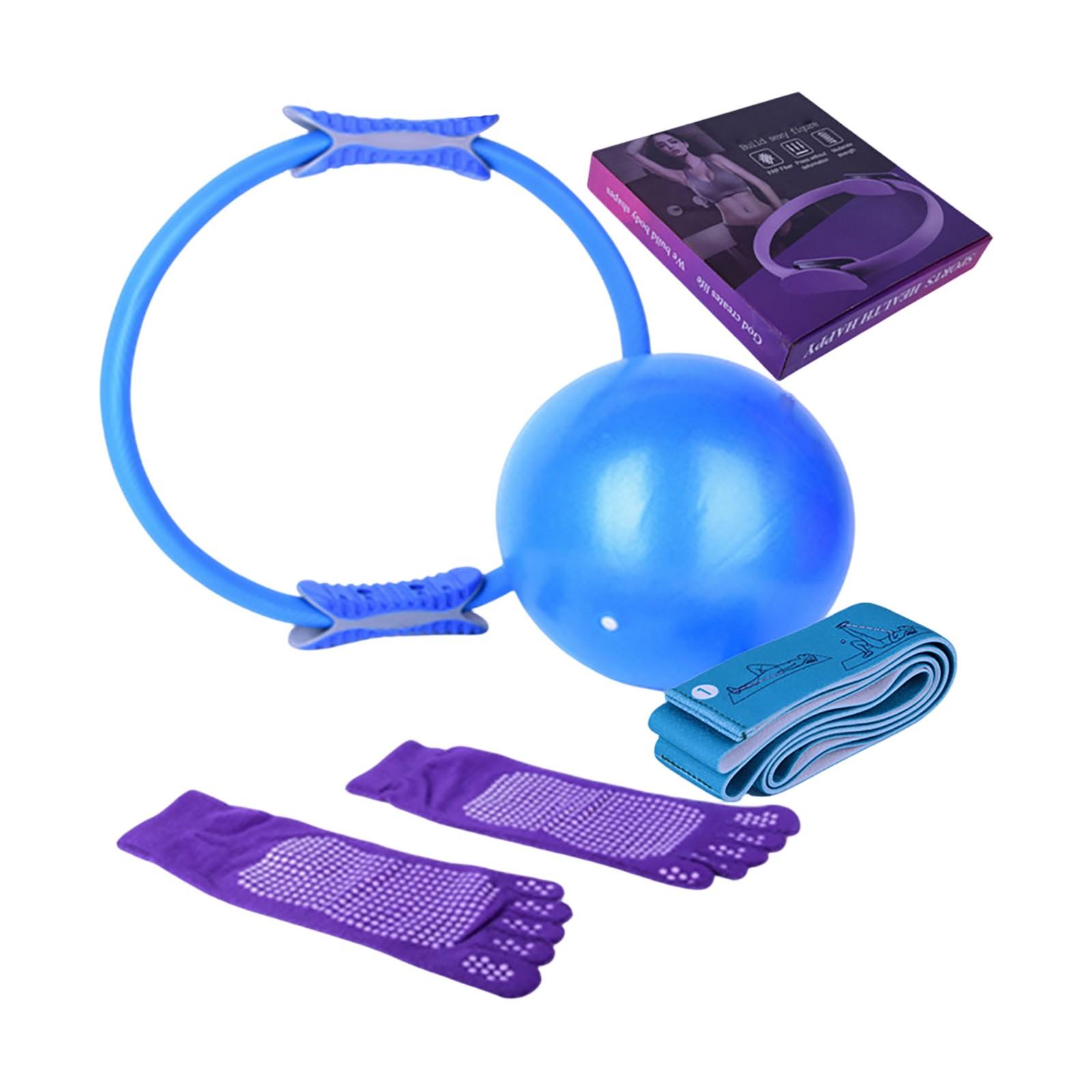 

Йога Пилатес Круг 13-элементный фитнес-набор для домашних упражнений для начинающих Йога Оборудование Аксессуары One Size синий