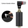 Portable Tire Inflator with Insulating Sleeve Bicycles Cartridge Pump Small Bike Pump CO2 Inflator Bicycles Accessories