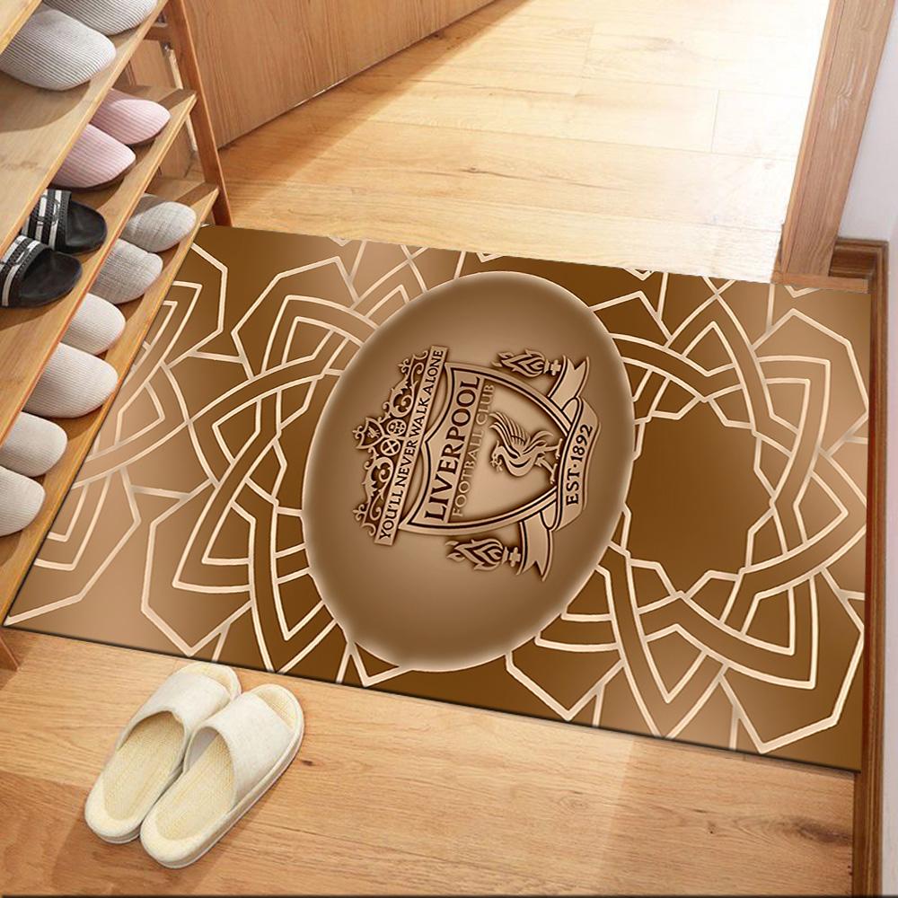 Liverpool Football Club Floor Mat Perfect For Study Room Dormitory Kitchen Entryway Antislip Carpet Decorate Offices Birthdaychristmas Gift