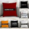 R-Roches Mode B-Bobois Kissenbezug Sofa Dekorativ Zuhause Doppelseitiger Druck Plüsch Quadratische Dekokissenbezüge Kissen Dekor