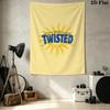 Tea Wall Tapestry Aesthetic Wall Hanging Printed Fabric Blanket Decorative Tapestries For Bedroom Living Room Home Decor