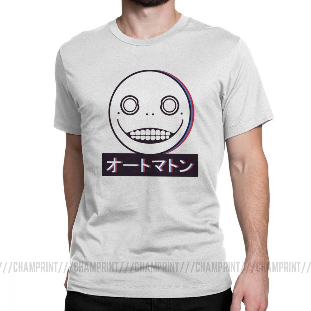 Humor Spiel Nier Automata 2B Yorha T-Shirts Herren Rundhals 100% Baumwolle T-Shirt