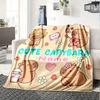 Home Cute Capybara Fashion Blanket Used For Home Decorations Gift Wrapping Picnics Traveling And More Perfect For Home Blankets Birthday Presents And