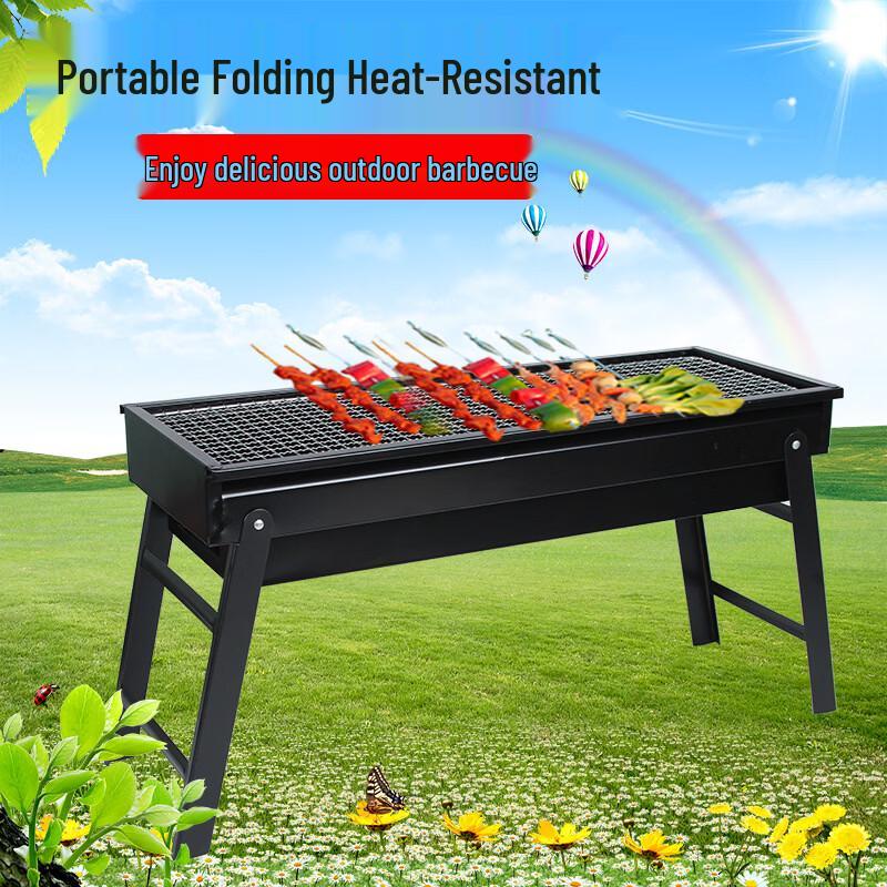 Portable Outdoor Stainless Steel BBQ Grill