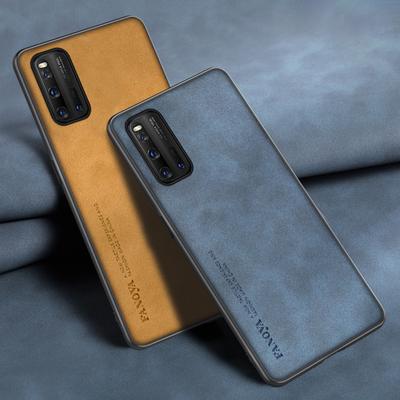 For Vivo iQOO 3 5G Case Luxury PU Leather Phone Case For Vivo iQOO 3 iQOO3 Back Cover Matte Silicone Shockproof Full Protection