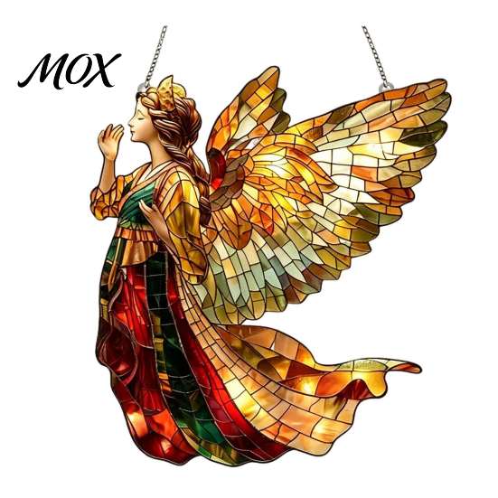 Modern Acrylic Prism Art Sun Catchers for Windows, Stained Glass Style Rainbow Maker Hanging Decorative Window Ornaments, Colorful Pendants