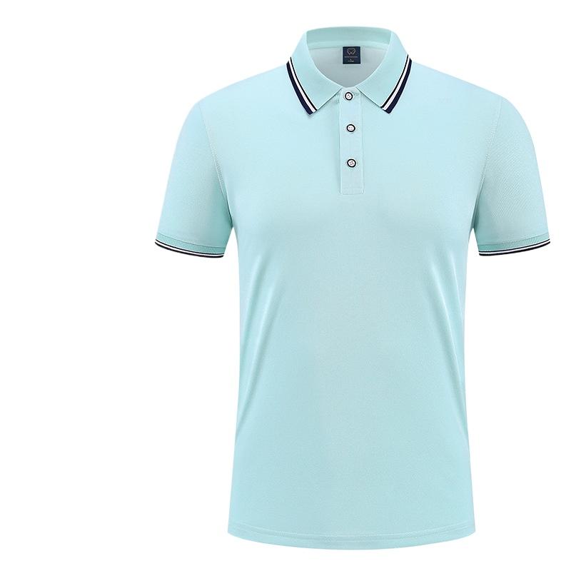 Women Summer Polo Shirt Ice Silk Short Sleeve Workwear T-shirt Ladies Training Casual Teacher's Clothing