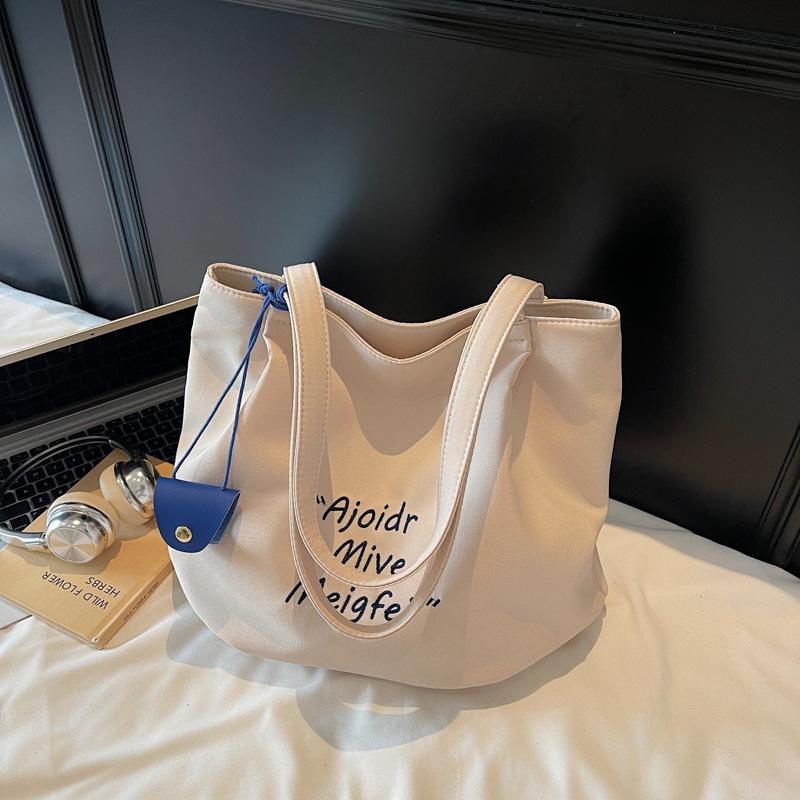 Niche Lazy Wind Underarm Bag Women's Autumn and Winter Letter Fashion Large Capacity Shoulder Tote Bag