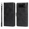 Suitable for Google Pixel 6 phone case, Google Pixel 6Pro mid-buckle retro double-fold clamshell leather case