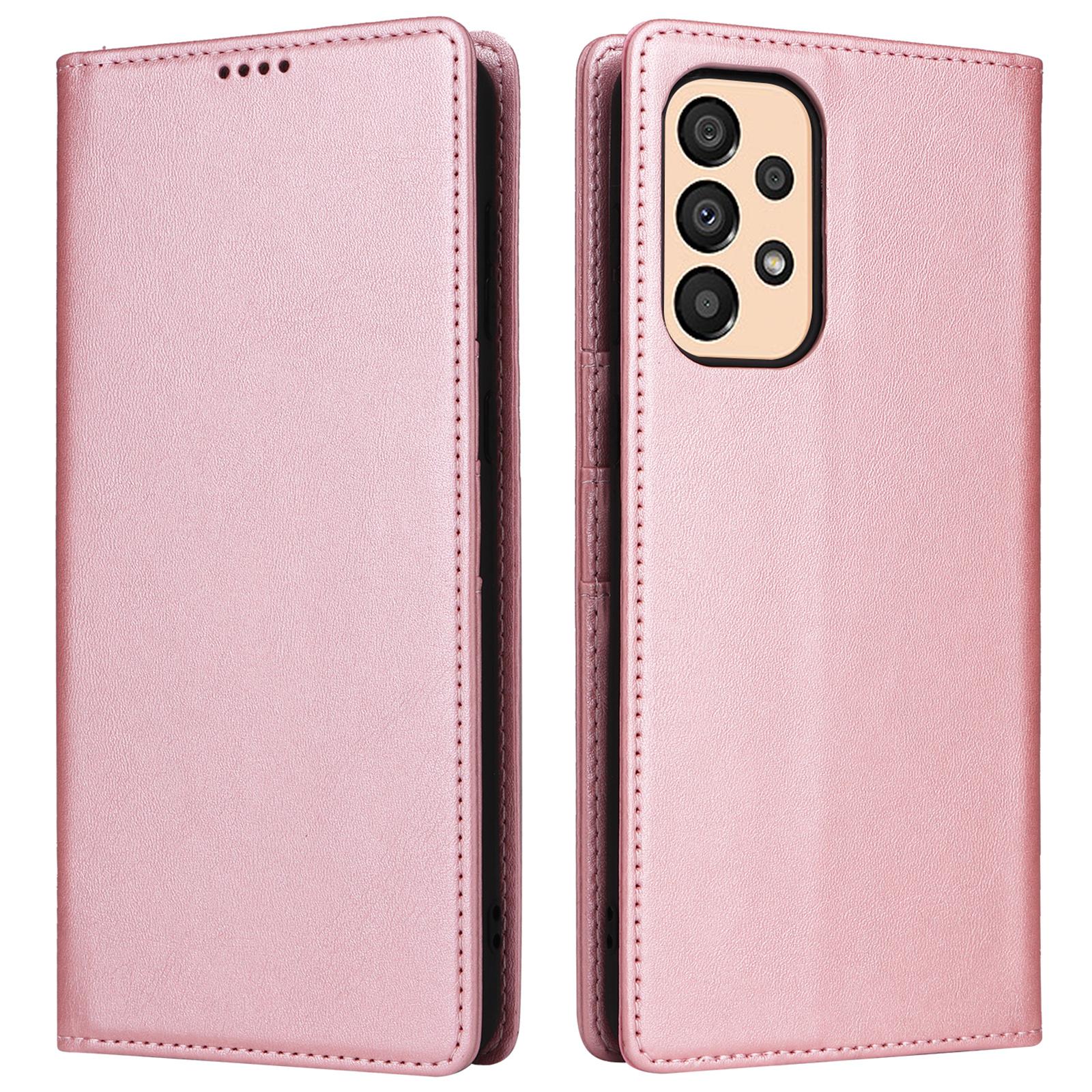 

Чехол для Samsung Galaxy A33 5G Кожаный чехол для телефона с блокировкой RFID Магнитное поглощение B