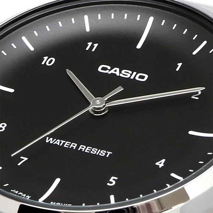 Casio LTP-VT03D-1B Women's Analog Quartz Watch, Black Metal Band