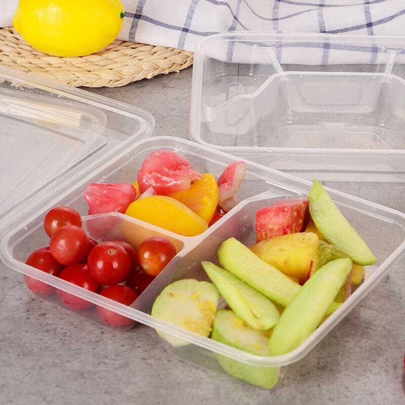 777 Disposable Transparent Plastic Food Containers with Lids