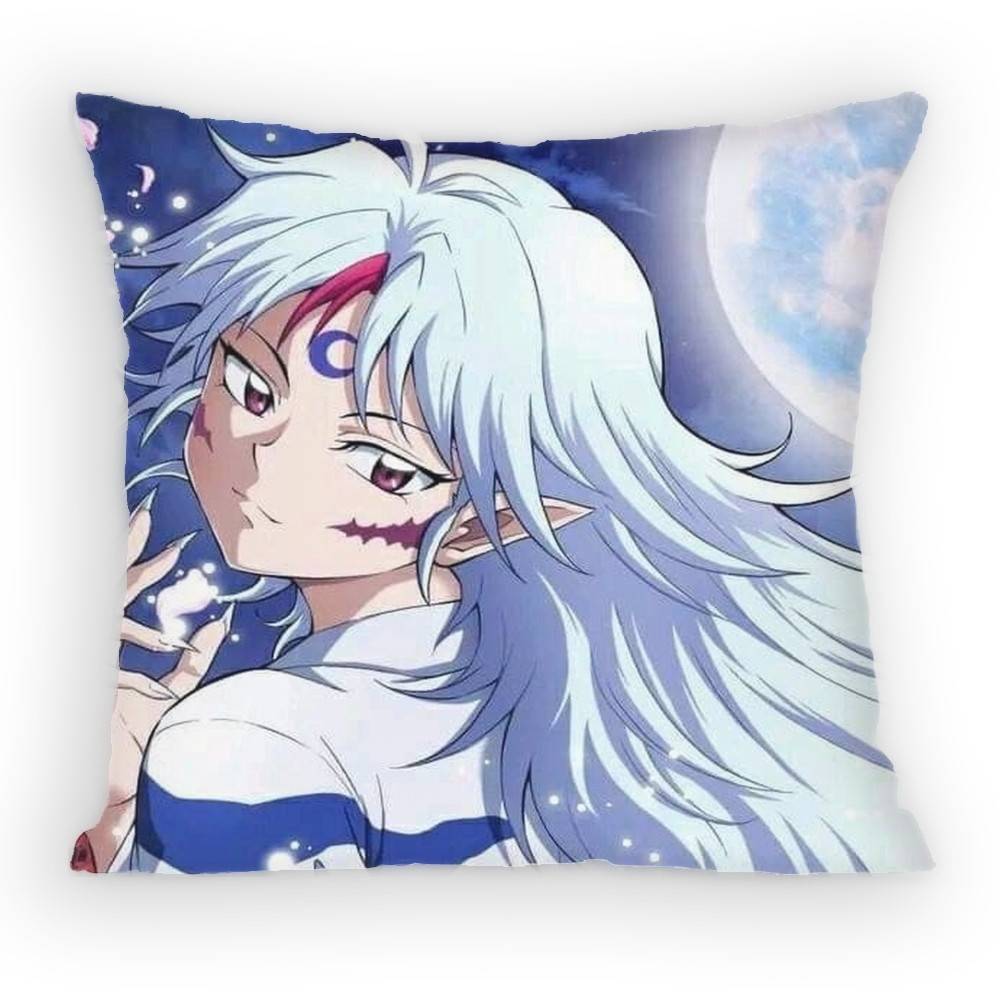 Anime Sesshoumaru Pillow Case Sofa Living Room Bedroom Headboard Backrest Cushion Square Cushion Nap Time