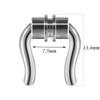 1PC Stainless Steel Magnetic Septum Nose Ring Horseshoe Snake Fake Nose Ring Faux Non Piercing Clip Nose Piercing Jewelry