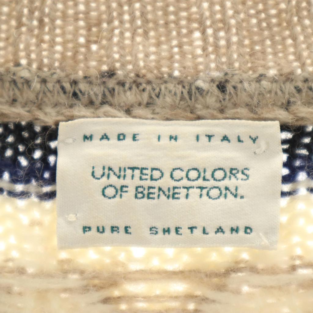 UNITED COLORS OF BENETTON made in Italy Overall handle Long sleeve sweater Men's Used