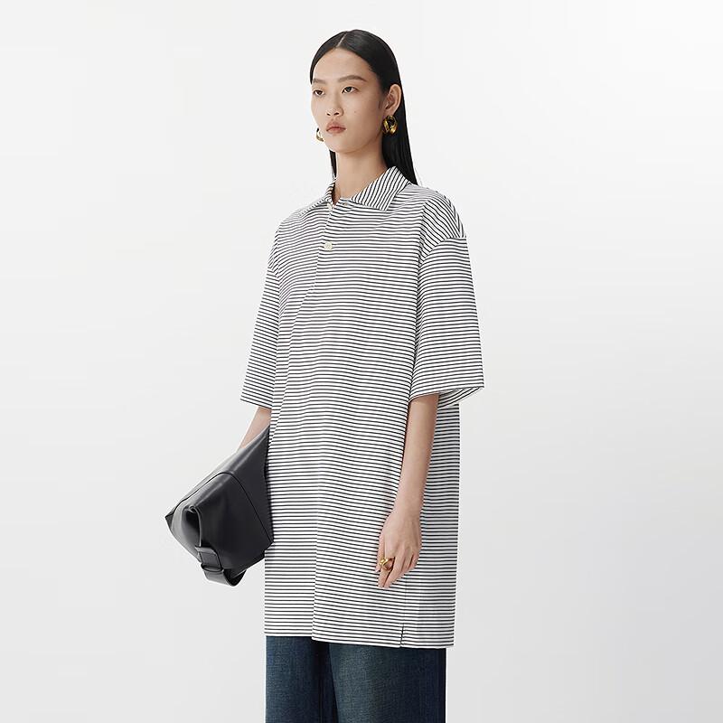 JNBY 2025 Summer H-Line Polo Dress