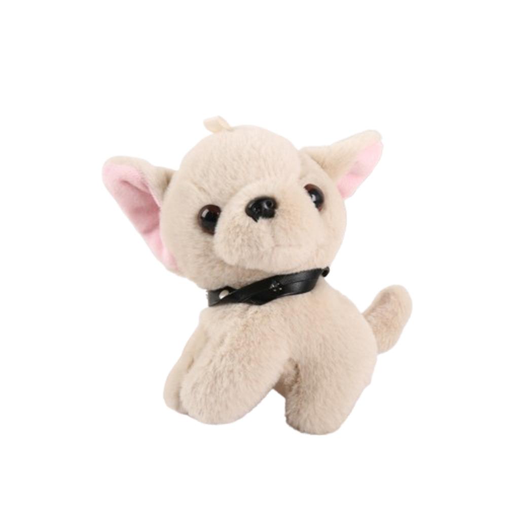 Small Pendant Dog Plush Pendant Cute Cartoon Animal Pendant Simulation Dog Plush Keychain Friend Style C