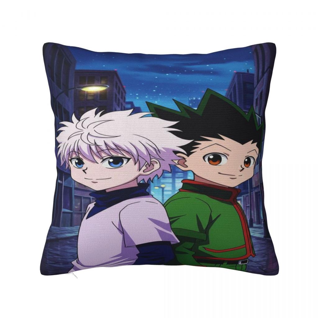 Home Decoration HXH Gon And Killua Hunter Pillowcase Merch Pillow Cover Square Multi Size
