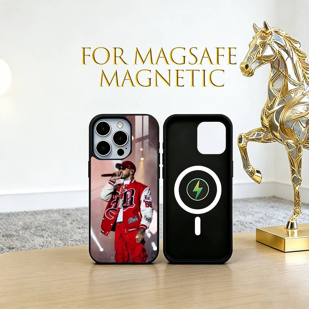 A-AnuelReal Phone Case For iPhone17,16,15,14,13,12,11 Plus,Pro Magnetic with Magsafe Wireless Charging