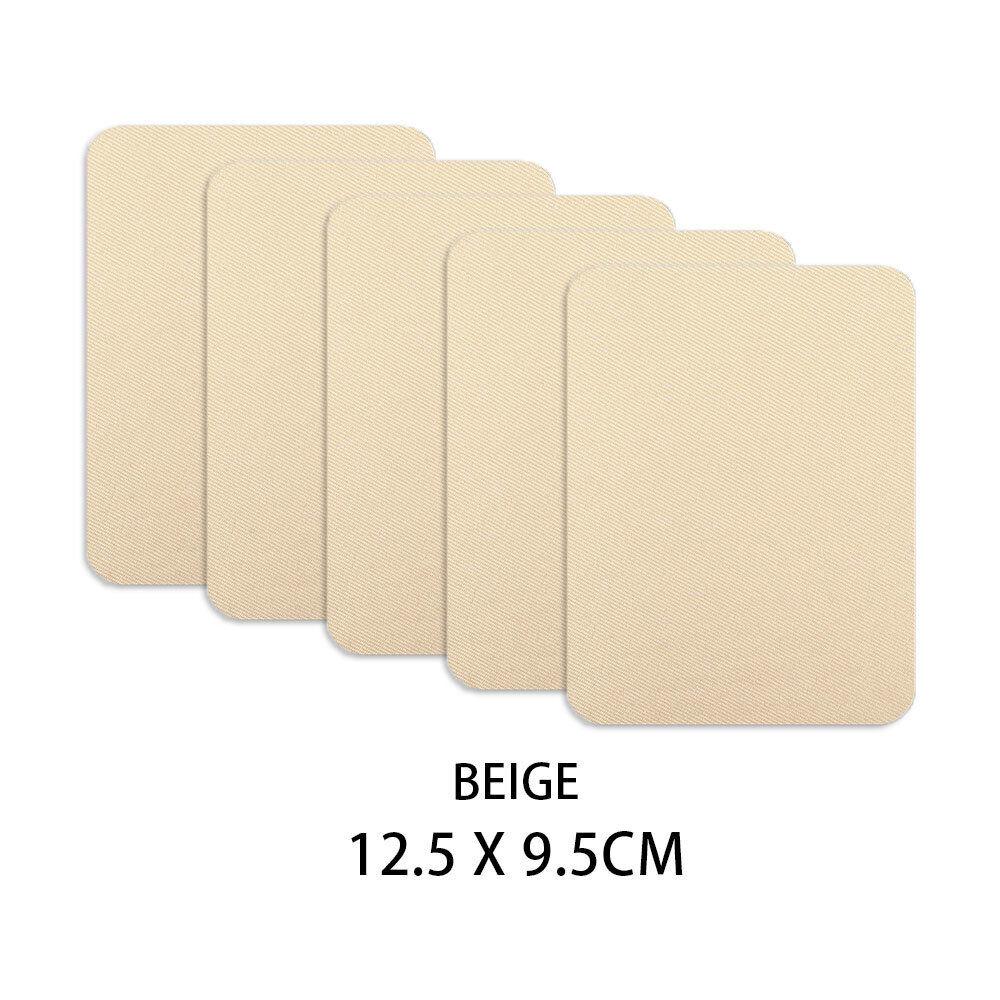 4.9 x 3.7 Inch Iron on Fabric Patch No Sew Denim Patch Adhesive Colorful Jacket Jean Clothes Pants Denim Patch DIY for Repairing