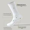 Youjia Herren Sportsocken bis zur Wade, reine Baumwolle - Dicke Frotteesohle, Weiß, UN/Q-018