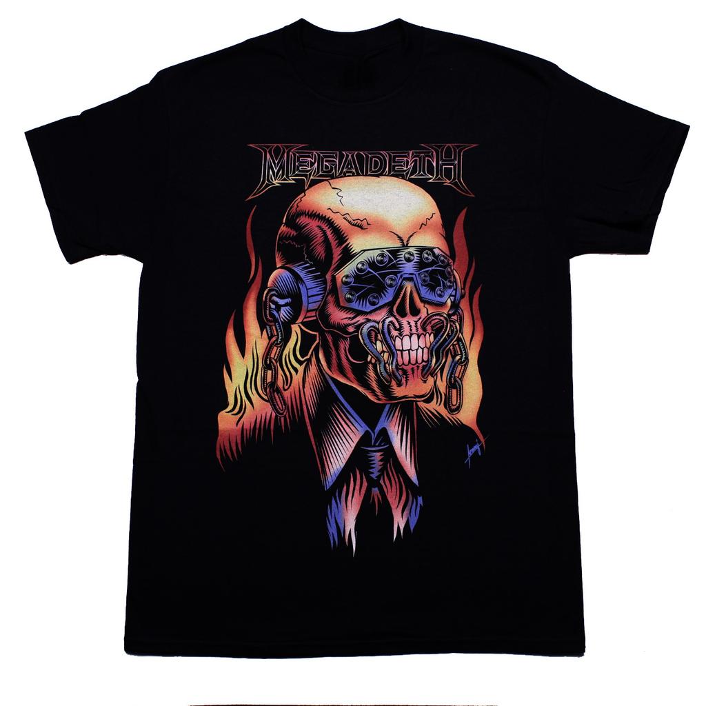 Budokan Megadeth Band TShirt Cotton Graphic Tee Unisex Unisex Summer Streetwear