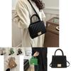2024 Trendige Vintage Umhängetasche für Damen Lässiger Koreanischer Stil Kleine Quadratische PU Tasche