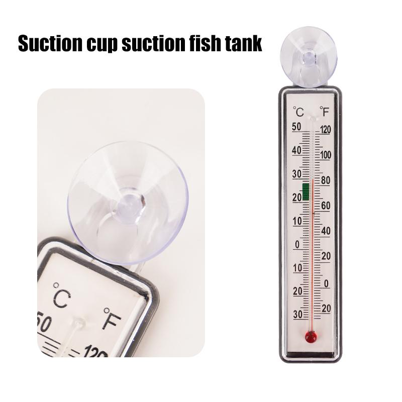 Aquarium Digital Thermometer with Suction Cup Fish Hang On Thermometer for Tank Thermometers Electronic LCD Thermometer