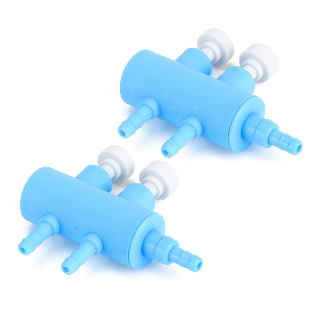 Plastic Aquarium Water Tube Volume Control Valve Connector Fish Tank Air Splitter Oxygen Pump Accessory