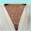 Pearl Layered Necklace For Women With Geometric Design And Electroplated Finish