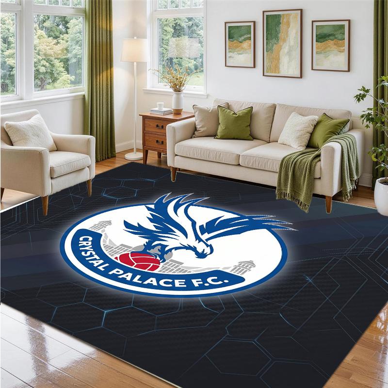 Crystal Palace Design Crystal Velvet Rug Soft Decorative Mat for Bedroom Entrance
