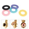 Alto Sax Tone Filter Saxophone Rings Silencers Universal Soft Silicone Sax Damper Muffler Saxophone Accessories