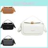 Color Solid Vintage Bags Inspired Pu Small Handbag Lock Compartment Daily Use