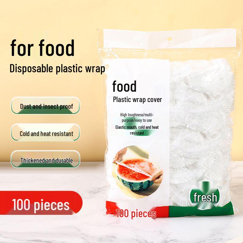 Disposable Elastic Food Covers for Freshness - Keeps Fruits, Vegetables, and Leftovers Fresh