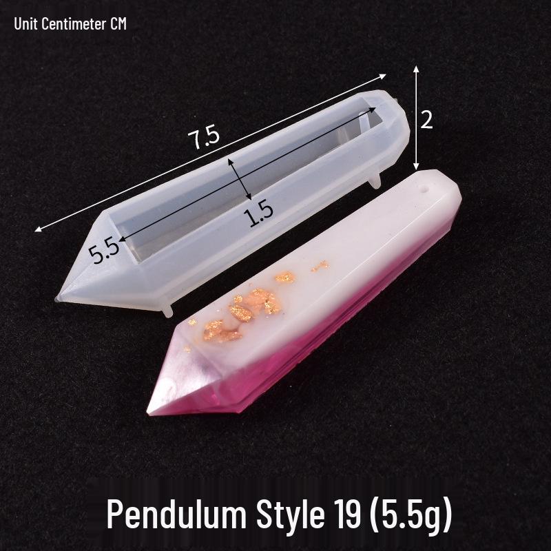 DIY Silicone Molds for Crystal Epoxy Pendants, Charms, and Ornaments