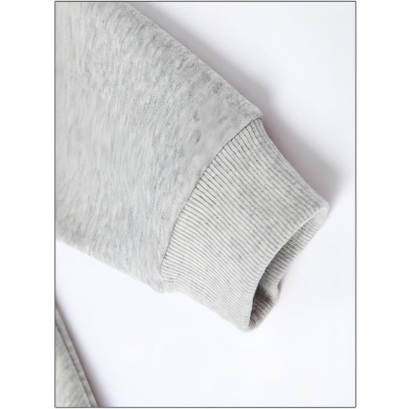 European sizes Casual Round Neck Sweatshirt with Subtle Random Print, Durable Casual Attire & Play