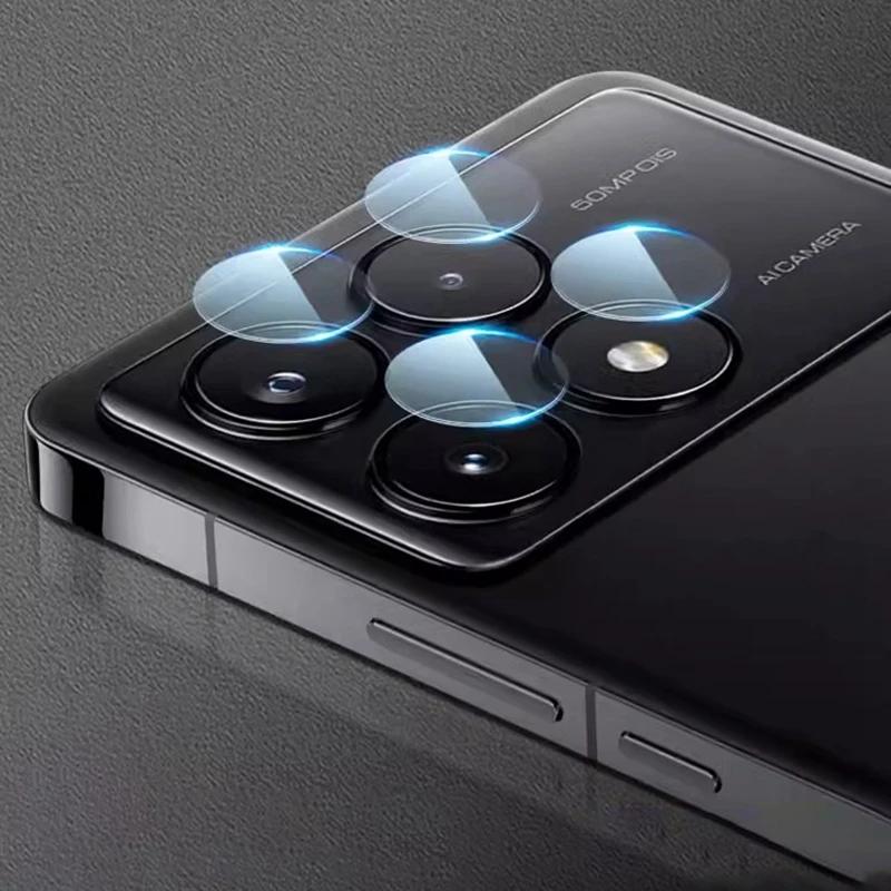 2 шт. Защитное стекло для объектива камеры для Xiaomi Poco X6 Pro, 9H, прозрачное HD, защитная пленка для объектива камеры для Xiaomi Poco X6 Pro For Poco X6 5G